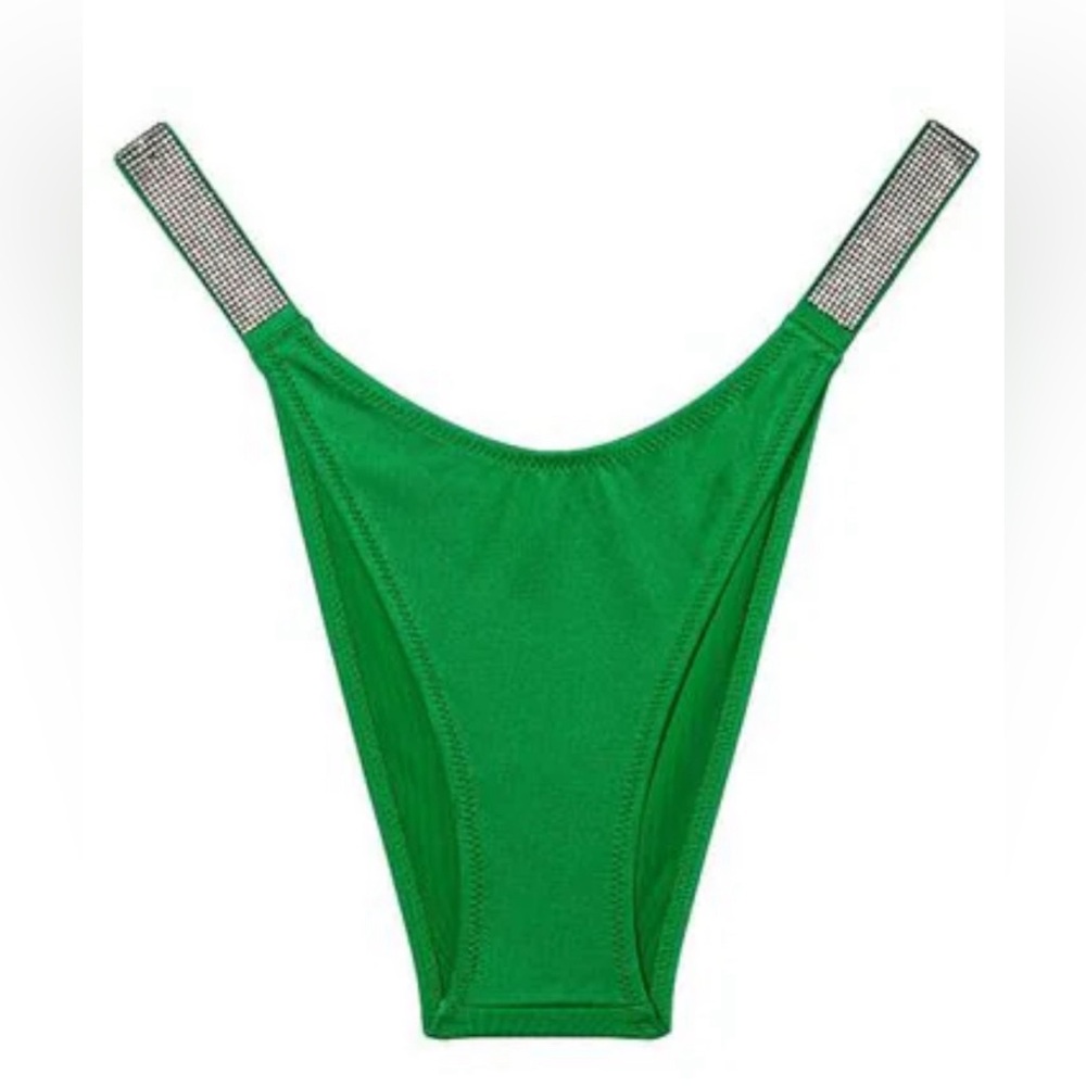 NWT Victoria's Secret Shine Strap Brazilian Bikini Bottom